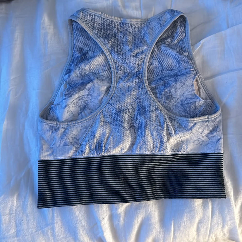 Lululemon Long Line Bra -Space Dye and Stripes